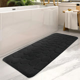 Ultra Absorbent Long Bathroom Floor Mat Anti-Slip Bathtub Rug for Home Decoration