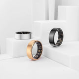 5ATM Waterproof Health Monitor Smart Ring with Charging Case